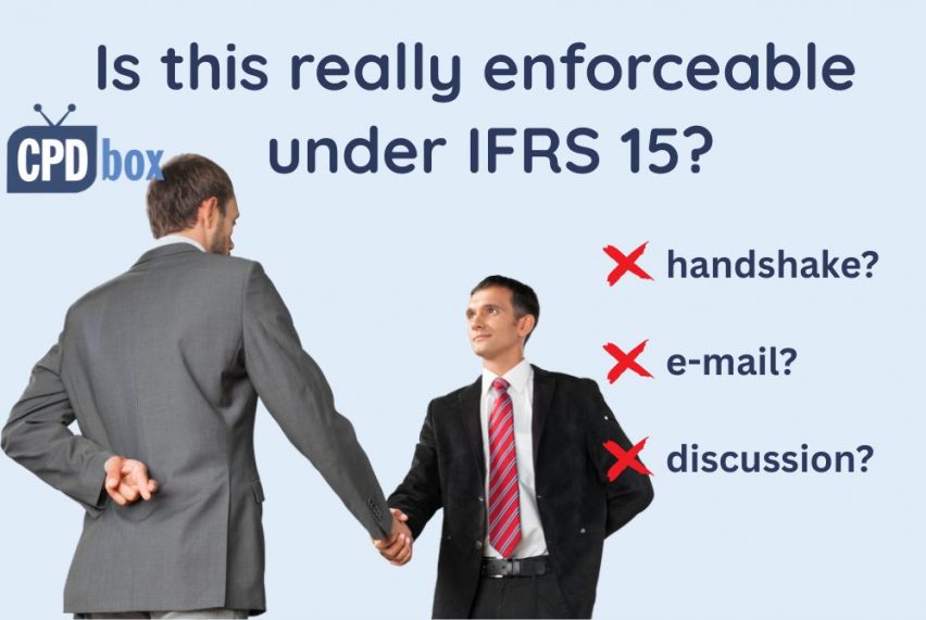 Revenue without contract IFRS 15