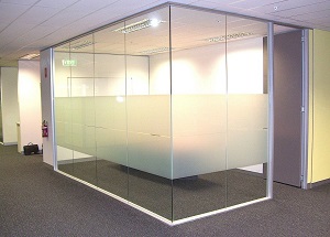 Glass partitions